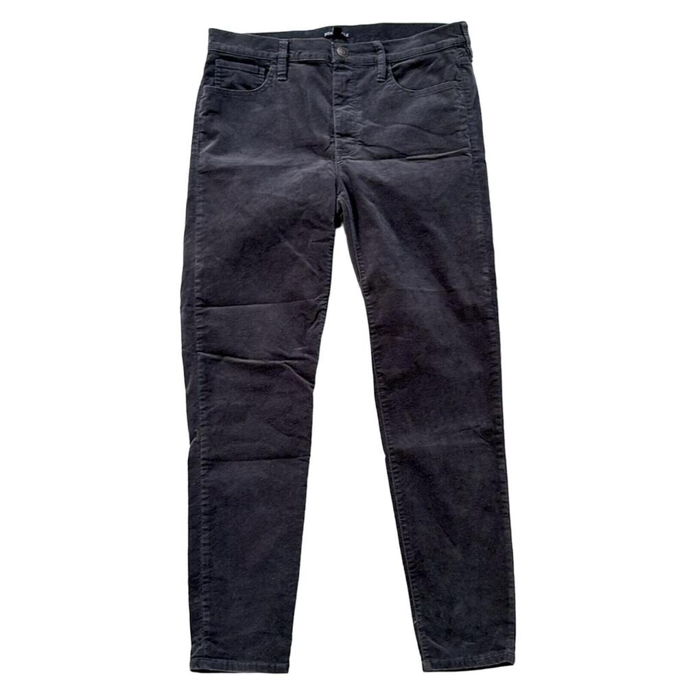 J. Crew Mercantile Pants charcoal gray velveteen size 31